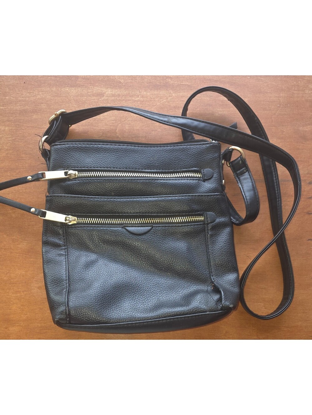 Vintage classice black crossbody purse
